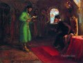 boris godunov with ivan the terrible 1890 Ilya Repin